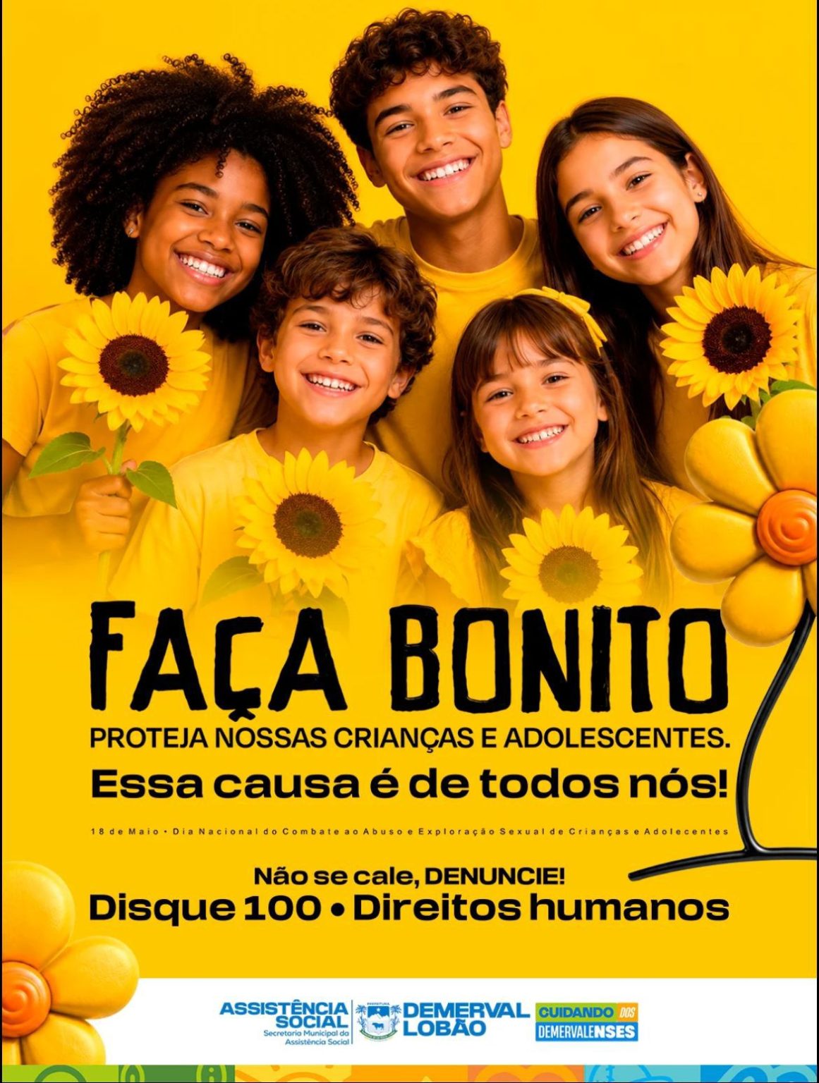 Assistência Social reforça ações da campanha Maio Laranja