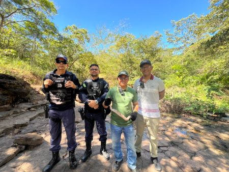 Secretaria Municipal de Meio Ambiente realiza resgate de jiboia e reforça compromisso com preservação ambiental
