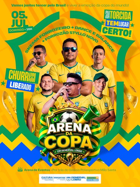 Arena da Copa reúne torcedores para Brasil x Noruega neste domingo em Demerval Lobão