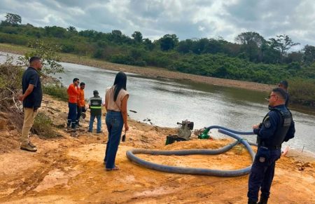 Secretaria de Meio Ambiente realiza fiscalização às margens do Rio Poti